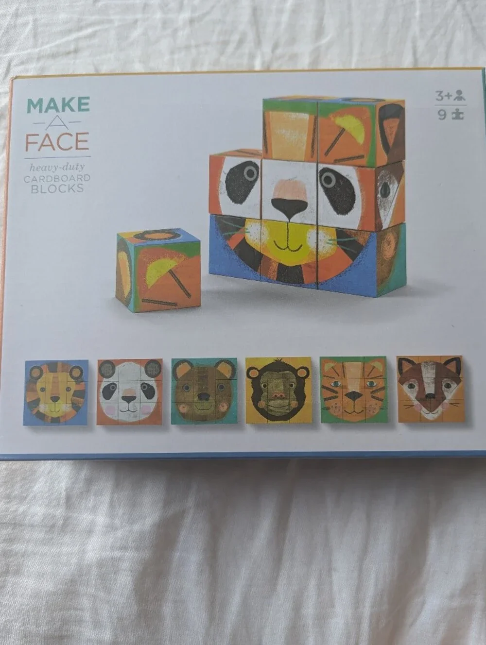 Crocodile Creek Make-A-Face Blocks Puzzle